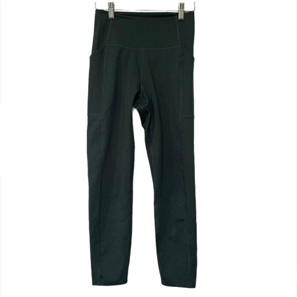 Girlfriend Collective Moss High Waisted Leggings - Picture 2 of 4